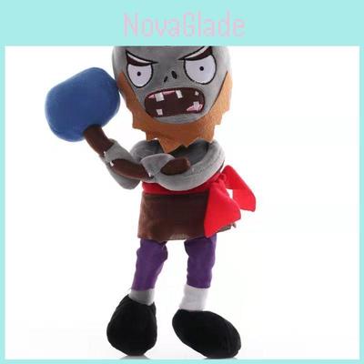 Plants Vs Zombies Sports Newspaper Roadblock Iron Bucket Zombie Plush Toy Doll For Kids And Collectors