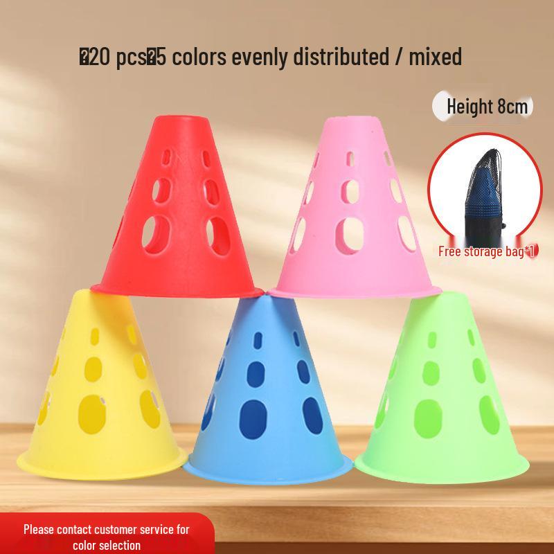 

Slalom Training Cones for Rollerblading, Ice Skating, and Figure Skating