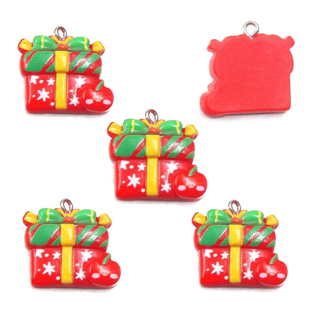 DIY Cartoon Weihnachten Harz Ornamente: Weihnachtsmann, Schneemann & Rentier Anhänger