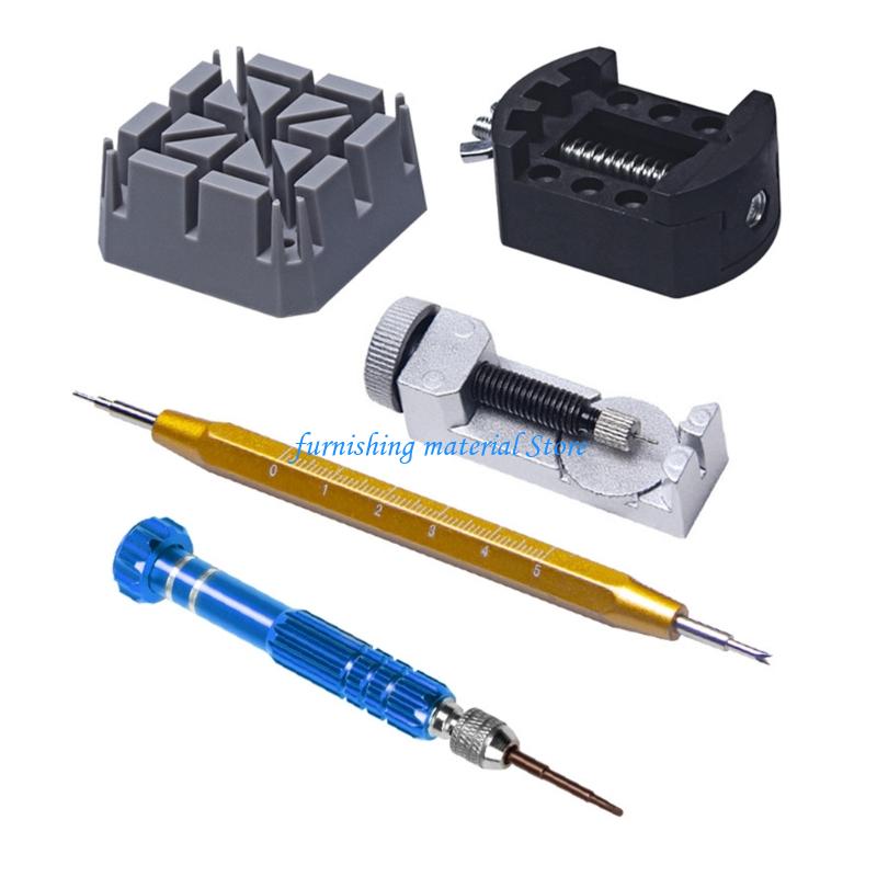 Y5GD Multiverktygsset för Klockreparation 138 Verktyg för Hobbyister och Experttekniker