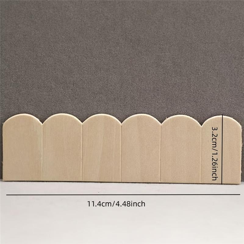 2025 Trend 24 Miniature Wooden Tiles For Dollhouse Roofing, DIY Accessories, Ideal For Christmas And Halloween