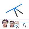 Permanent Eyebrow Makeup Ruler Reusable Tattoo Shaping Measure Tool Purple