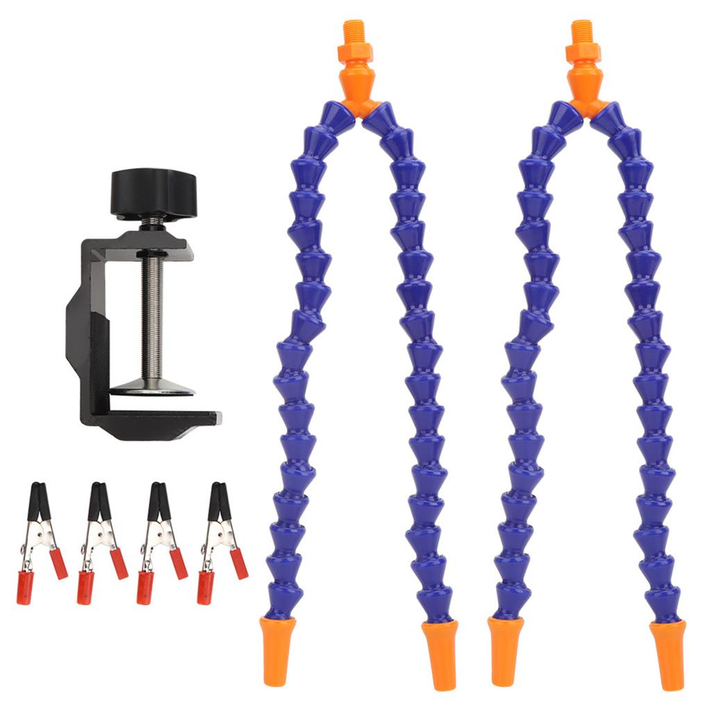 Flexible 4 Arms Soldering Holder Blue Multifunctional for Circuit Board Repairing and Fixing