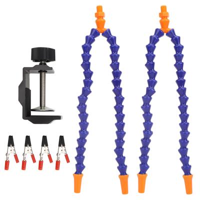 Flexibler 4-Arm-Löthalter Blau Multifunktional zum Reparieren und Fixieren von Leiterplatten