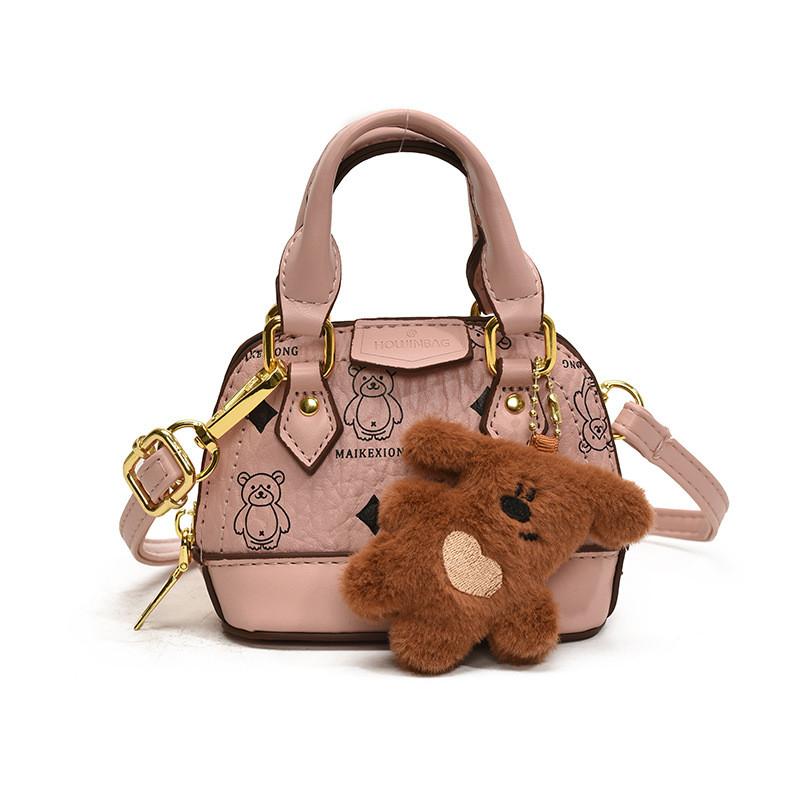 Style Cute Korean Mini Bag For Children In Chic Animal Patterns Breathable Pu Material For Use Everyday