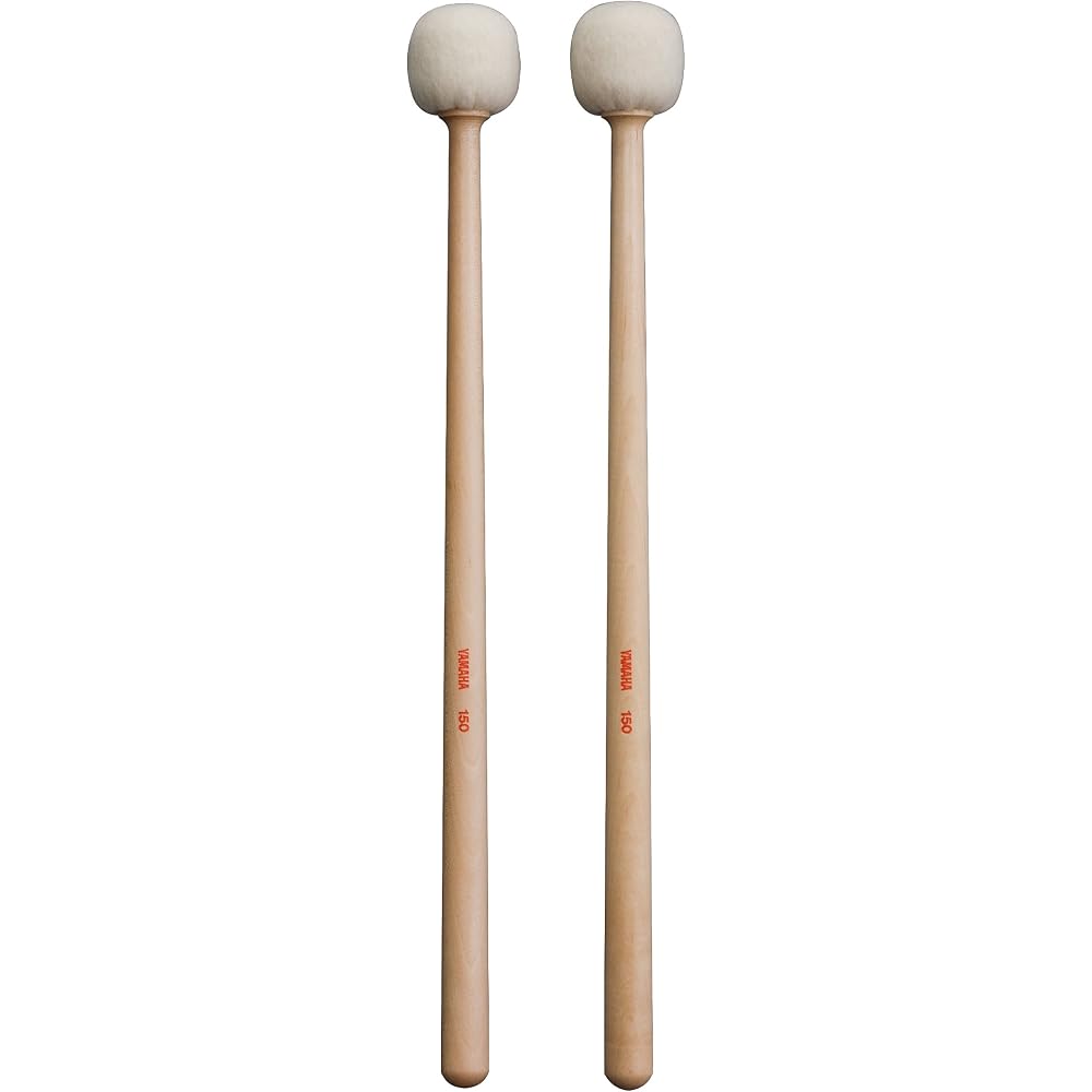 YAMAHA TM-150 Timpani Mallets, Medium, Oval Head