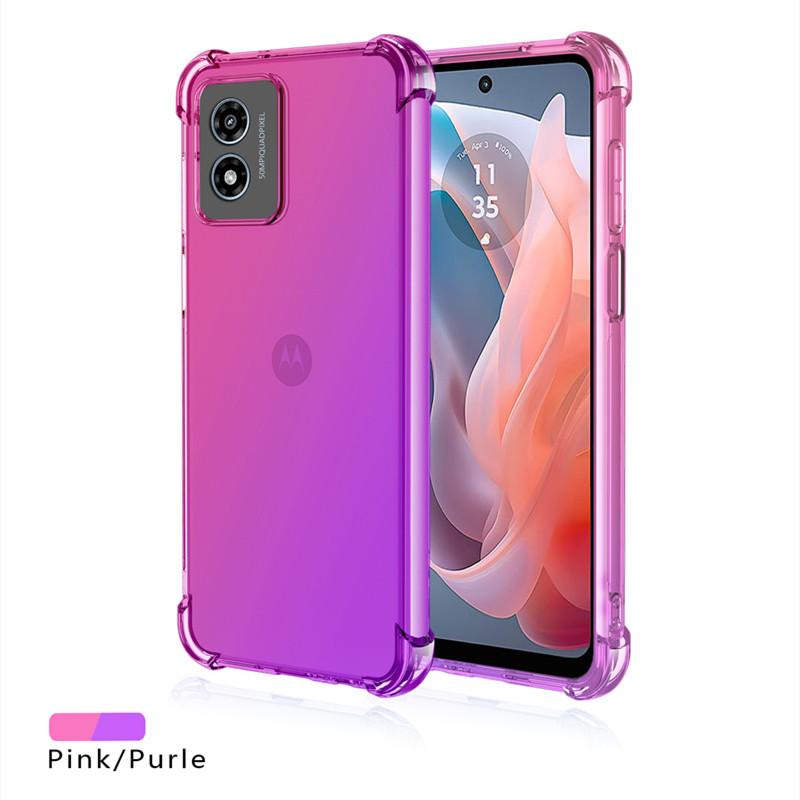 Shockproof Gradient TPU Case for Motorola Moto G Power 2025 G Play 2024 G Stylus 5G 2023 Protective Cover Funda Coque