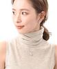 [VINGTAINE] Elegant Flower Necklace with Cubic Zirconia (CZ) and Flower Slider Chain C2-24