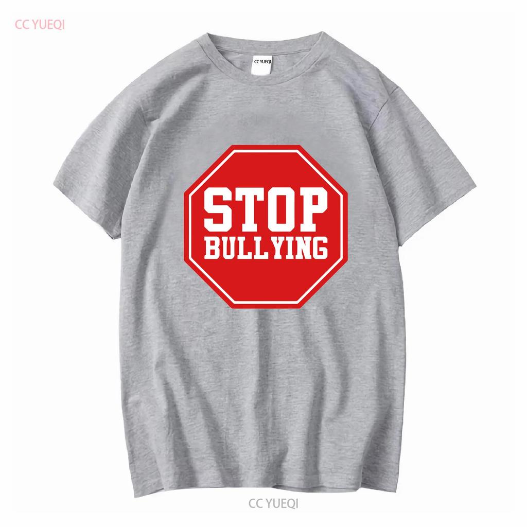 Stop Bullying Softstyle T Shirt vintage Washed designer clothes fashion homme Comfortable Slightly streetwear