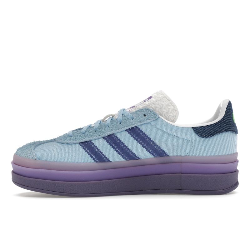 Adidas KSENIASCHNAIDER x  Gazelle Bold Blue Denim Women Sneakers Supplier-Colour Cloud-White IG4339