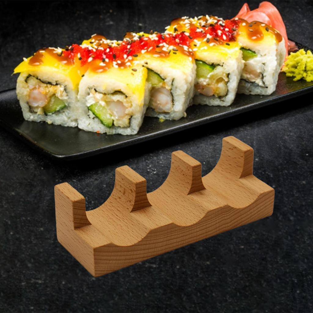 Sushi Taco Holder Hand Roll Stand Decorative Boat Platter Temaki Display for