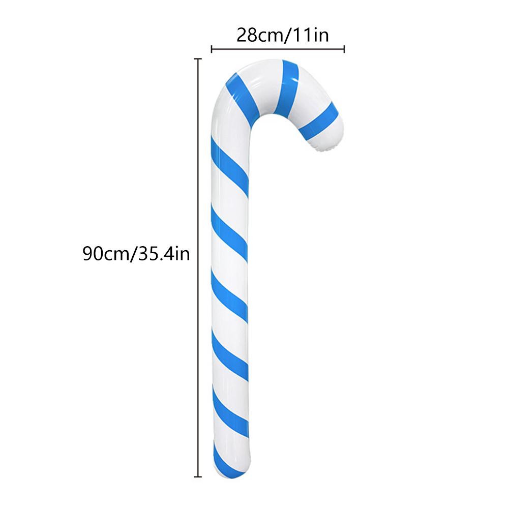 48cm Christmas Inflatable Ball Pendant Colored Xmas Print Ball Decoration Ornament Celebration Ball Party Home Festive Decor