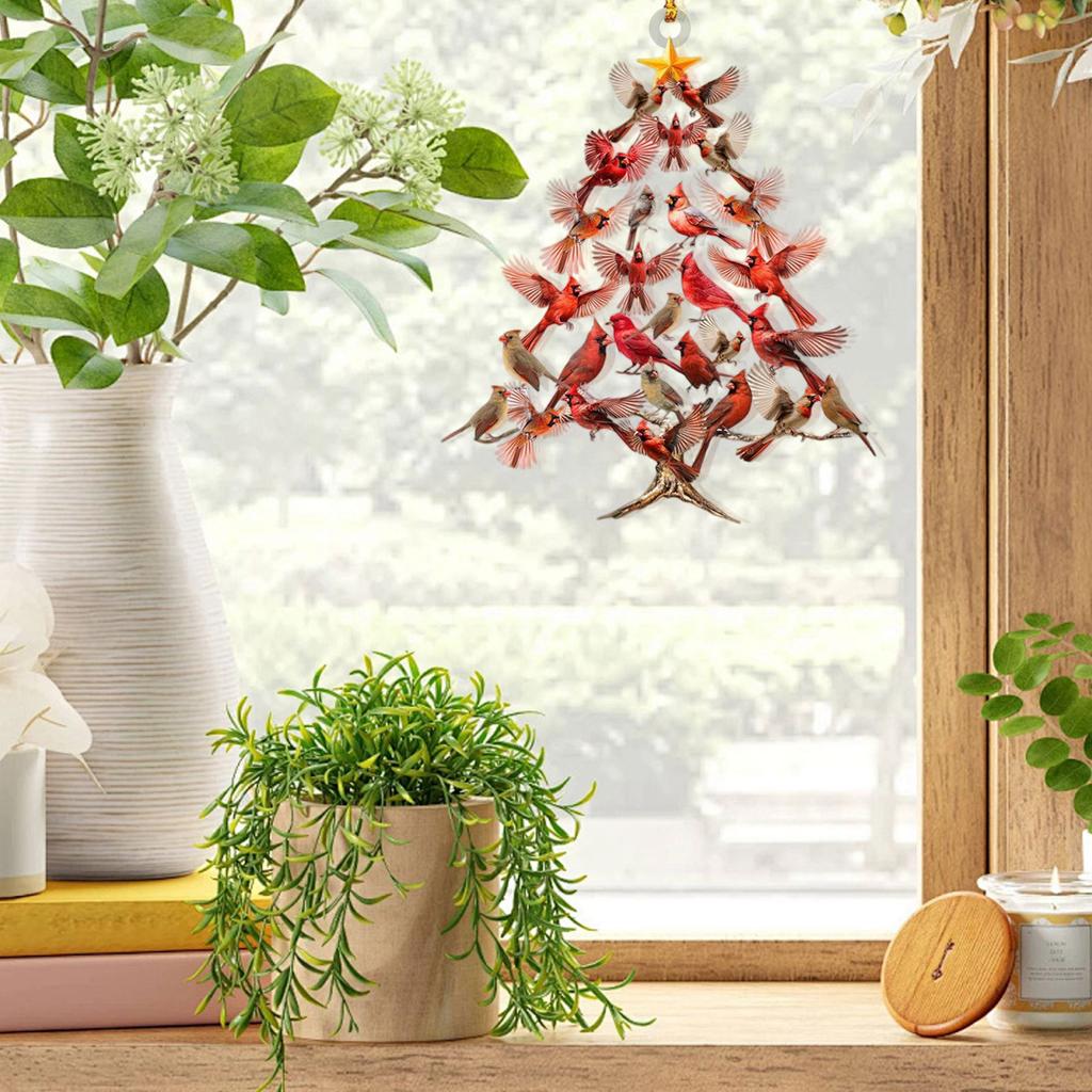 Vánoční ozdoby, Kolibříci na vánoční stromek, Vynikající ozdoby, Akrylové simulační ptačí ozdoby