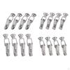 4 Pcs Spring Toggle Latch Installation Mini Stainless Steel Household Case Box Wooden