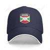 Multifunction Burundi Flag Shield Sandwich Baseball Cap Unisex Sports Casual Caps Golf Hat Fishing Outdoors