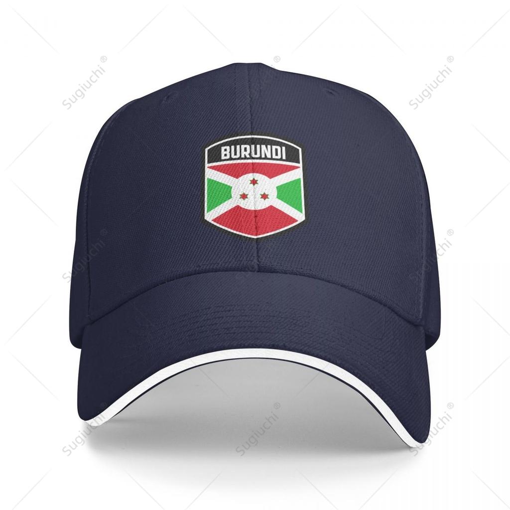 Multifunction Burundi Flag Shield Sandwich Baseball Cap Unisex Sports Casual Caps Golf Hat Fishing Outdoors