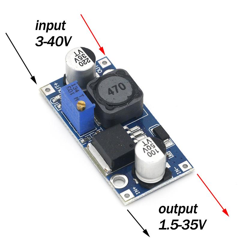 10-100Pcs Adjustable Output LM2596S Step Down Module DC to DC Buck Converter Voltage Regulator Conversion Power Supply Module