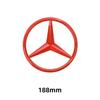 1pc 188mm 210mm ABS Car Front Grille Badge Sticker For Mercedes Benz AMG Class W204 W205 W203 W206 W220 W211 W212 GLC CLS ETP7