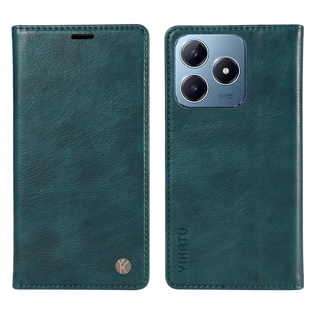 Für Realme Note 60x 4G/C63 4G/C61 4G Lederhülle Litschi-Textur Brieftasche Handyhülle