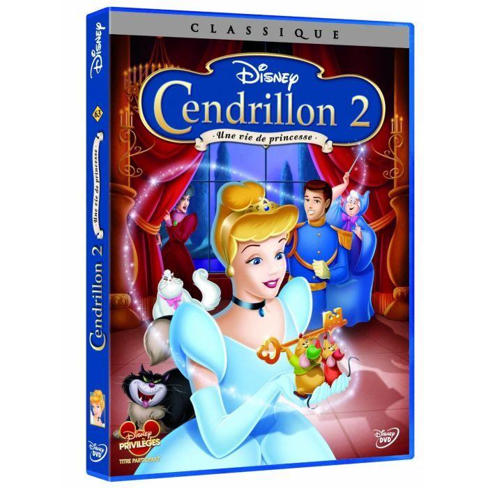 DVD - Disney - Cendrillon 2 : vie de princesse - Animation - Enfant - Français