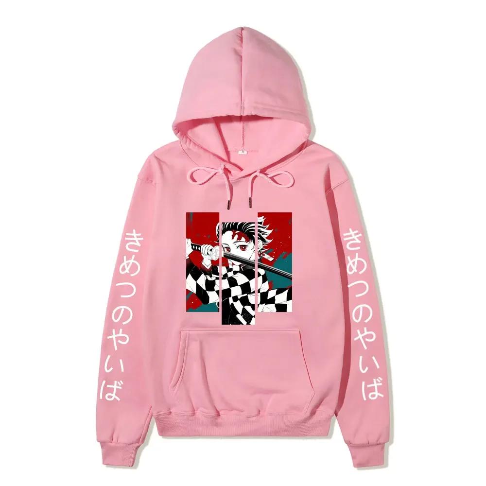 Autumn Winter Anime Printed Hoodies Autumn Harajuku Sweatshirts Oversize Casual Long Sleeve Pullover Casual Print Streetwear