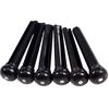 6Pcs Plastic Bridge Pins For Acoustic Guitar Accessories Quality Replacement