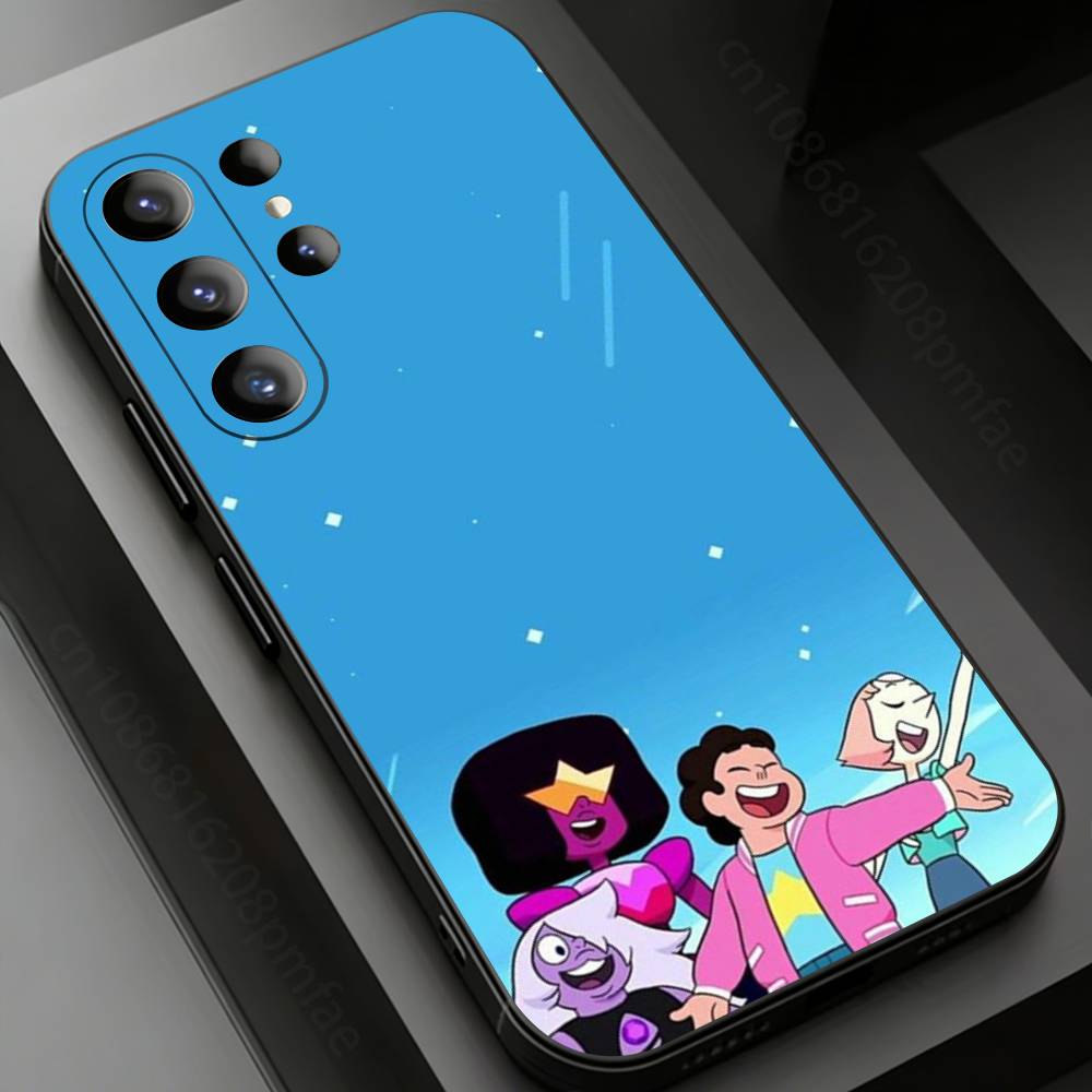 

Cartoon S-Steven Universe Phone Case For Samsung Galaxy S26,25,24,23,22,21,20Plus Ultra Samsung S235G