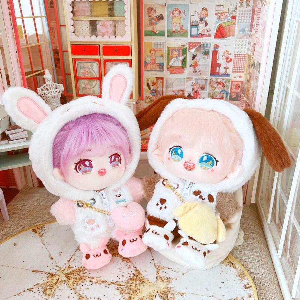 Fur Idol Doll Outfit Clothes Dress Up Animal 20cm Doll Clothes  20cm Cotton Doll