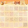 New 24Pcs/pack DIY Scrapbook Supplies Kawaii Journaling Collage Sticker Book High Beauty Cute Diary Decoration Decals Crafts