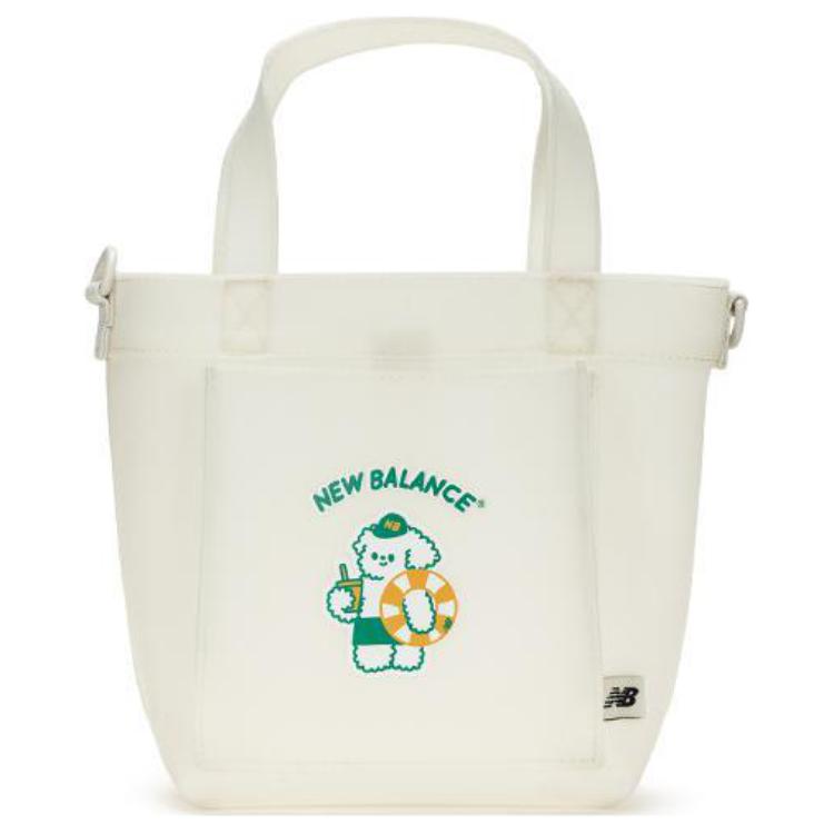 

New Balance Polyurethane Shoulder Bag, Crossbody Bag, Handbag Regular Women s Ivory White New Balance ND8PD2V013