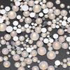 Flatback Crystal Glass Rhinestones Mix Size 14400pcs Non-Hot Fix Bulk Rhinestones for Nail Art Cup Garment Decoration