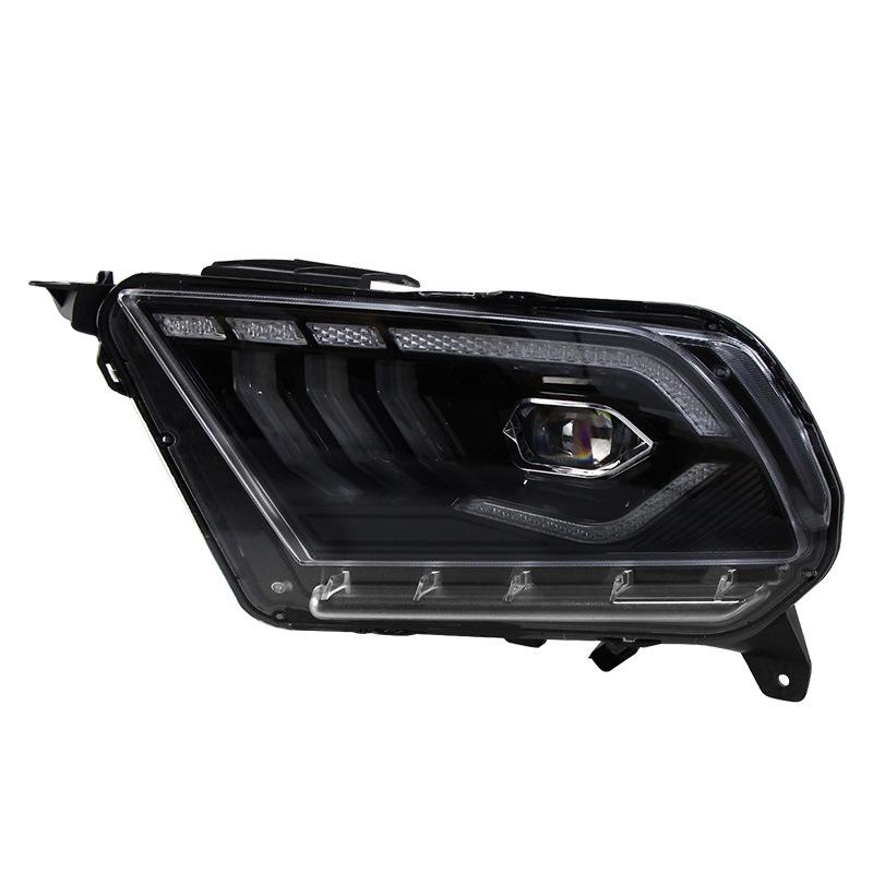 LED Headlight Assembly with Sequential Turn Signal for 2010-2014 Ford Mustang