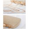 High-end Textured Square Hard Box Evening Clutch Sparkling Rhinestone Decor Chain Crossbody Handbag Women Formal Dress Purse For Banquet Wedding