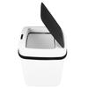 Smart Trash Can Large Capacity LED Light Automatic Motion Sensor Waste Bin with Button for Home Use