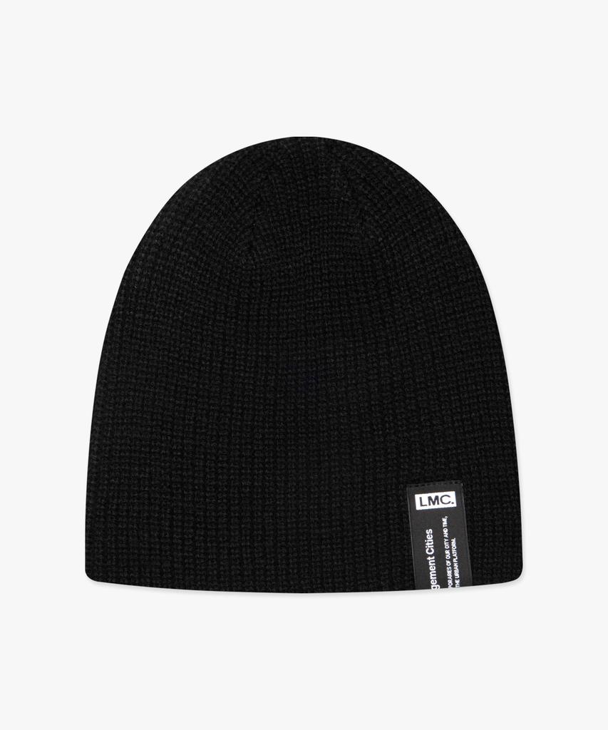LMC Label Short Beanie Black