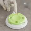 Elektrisches Haustier-Katzenspielzeug, lustige Katze, automatisch rotierendes Katzenspiel-Teaser-Teller, Mäuse- und Tierspielzeug, interaktives Spielübungsspielzeug