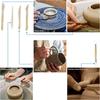 10Pcs Pottery Clay Sculpting Modeling Tool Set Double-Sided Clay Sculpture Tool Set Wooden Modeling Clay Sculpting Tools Kit