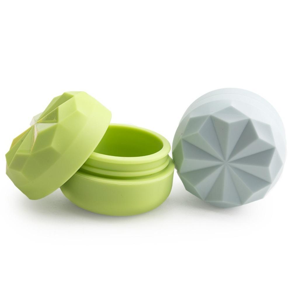 2PCS Portable Silicone Storage Box Silicone Storage Box Empty Cosmetics Box  Outdoor