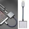 2 in 1 Type C to Type C   Adapter Type C to     with USB C PD 60W Fast Charging Adapter