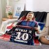 Santos FC Brazilian football player striker Neymar da Silva Santos Júnior blanket portable four season home bed office travel break warm blanket H1