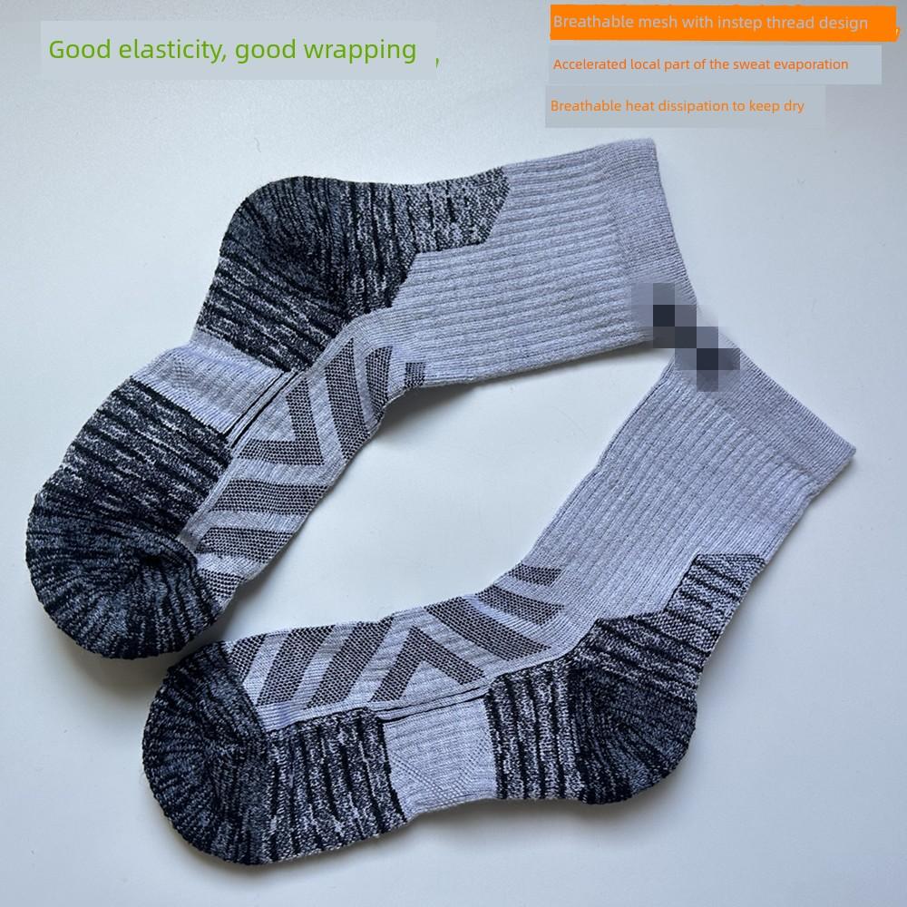 High Quality Meiru Wool Knee Socks Outdoor Socks Sports Waist Socks Sweat Absorption Heattech Men's Socks