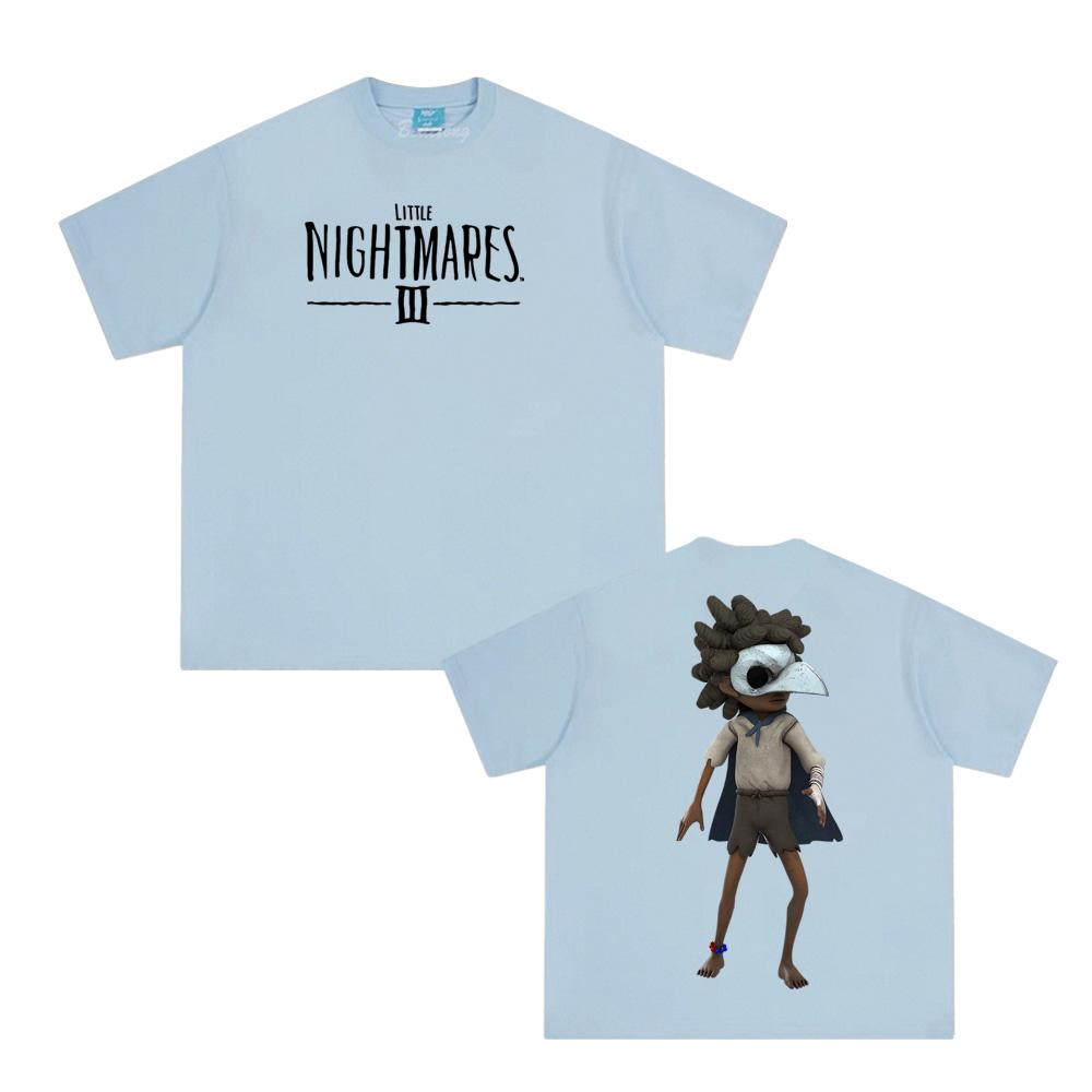 Little Nightmares 3 Tričko s potiskem postavy ze hry 100% Bavlna Tričko Letní Tričko Kulatý výstřih Camisetas Manga