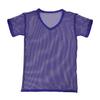 Men V-Neck Color Short Sleeve Hollow Tops Breathable Casual Style Tops