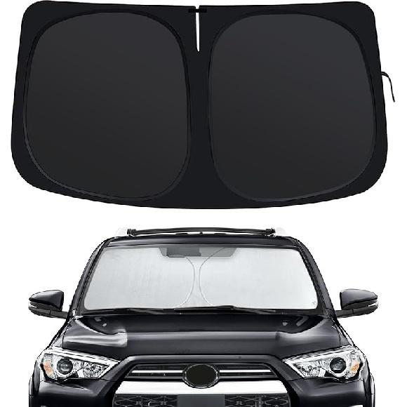 Windshield Sun Shade Compatible With Hyundai Sonata -2025, Front Window Shades Fit For Sonata, Foldable Car Sun Shield With Steering Wheel Sunshade