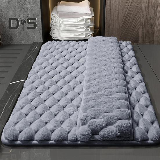 Koupelnová podložka na podlahu Rychle savý Rychleschnoucí Protiskluzová spodní část Nadýchaný kobereček z mikrovlákna Vstupní kobereček na mytí vodou Víceúčelový dřez Kuchyňský koberec