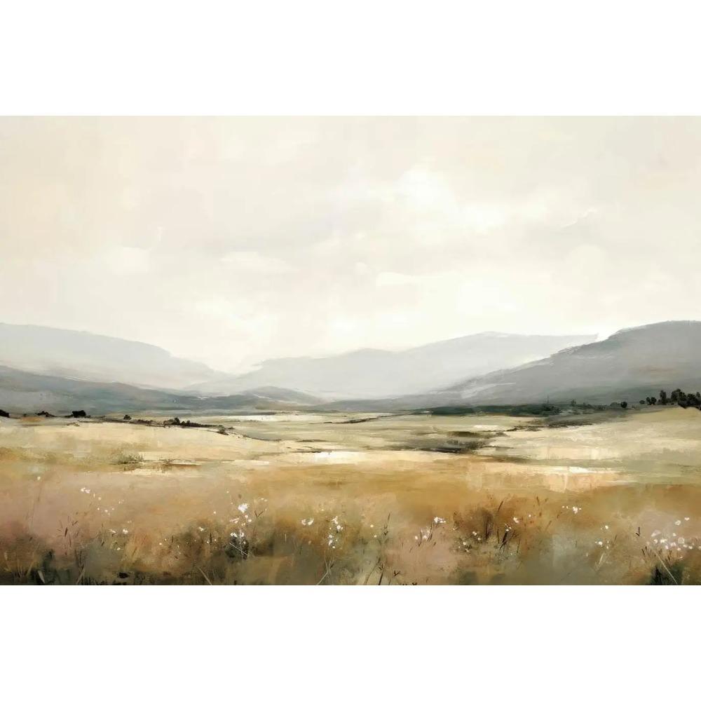 Vintage Cloud Landscape Art Posters Moody Sky Forest Plants Modern Prints Canvas Painting Wall Pictures Home Living Room Decor
