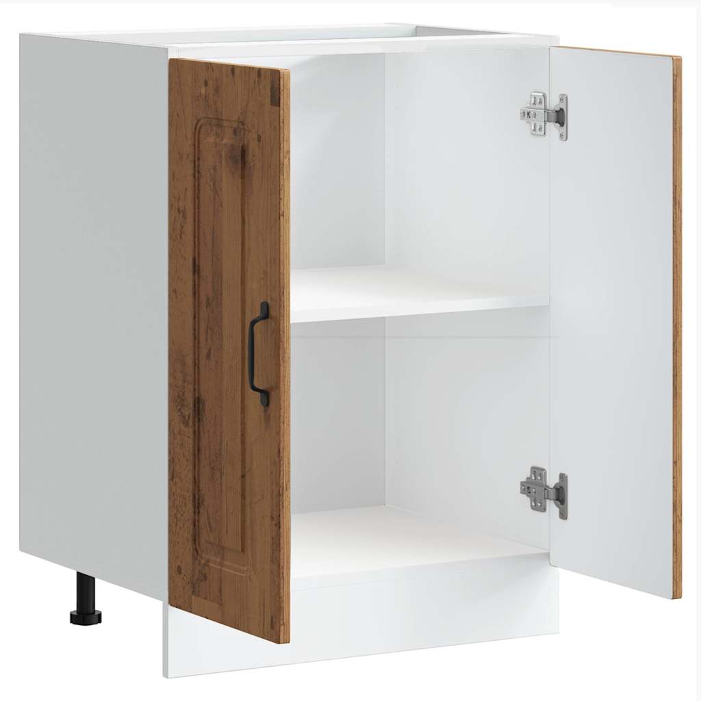 Vidaxl Sink Cabinet, Kalmar, Old Wood, 60X46X81.5 Cm