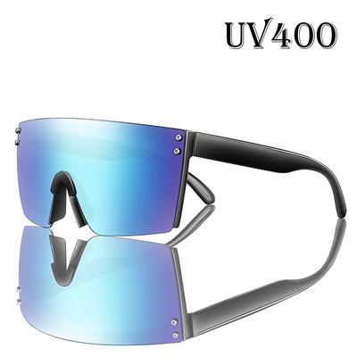 Trendy Sunglasses for Men Women Large Frame Cycling Windproof Goggles Outdoor Mtb Bicycle Fashion Eyewear