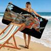 Malenia Valkyrie Print Beach Towel, Large Soft Quick Dry Towel for Beach Camping Swimming