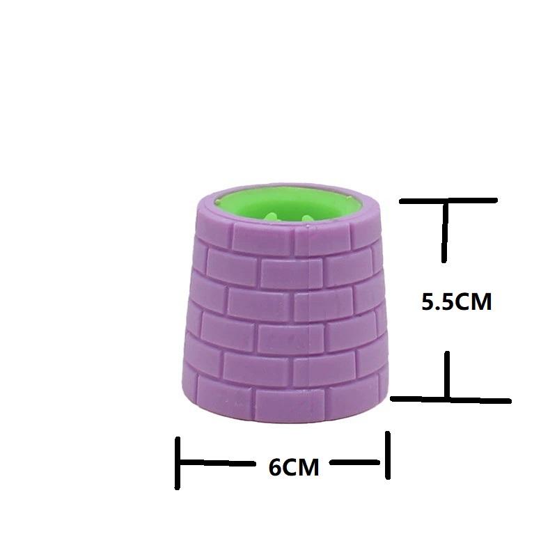 1 Stück Ketsch-Frosch-Becher-Spielzeug Bunter Trickreicher Lustiger Frosch Fidget Stressabbau-Spielzeug Gummi Niedliche Sensorische Spielzeuge Zufällige Farbe